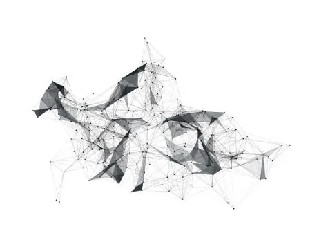 Technology line texture, internet data transmission イラスト素材