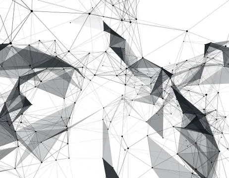 Technology line texture, internet data transmission Stock Illustration