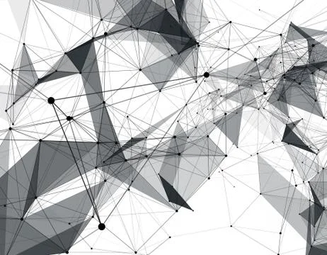 Technology line texture, internet data transmission Stock Illustration
