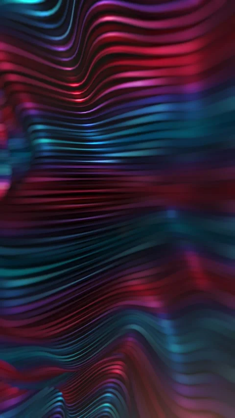 Technology Lines Waves Abstract Vertical Video Loop Stock Footage 212390960