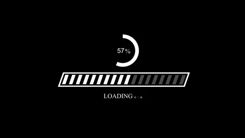 Technology Loading Progress Bar Animation for Dashboard and UI Projects Stock Footage 337070053