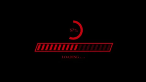 Technology Loading Progress Bar Animation for Dashboard and UI Projects Stock Footage 337070055