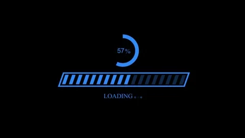 Technology Loading Progress Bar Animation for Dashboard and UI Projects Stock Footage 337070071