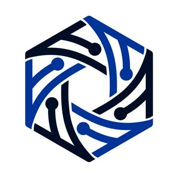 Technology logo abstract Template Icon Illustration Brand Identity Stock-Illustration