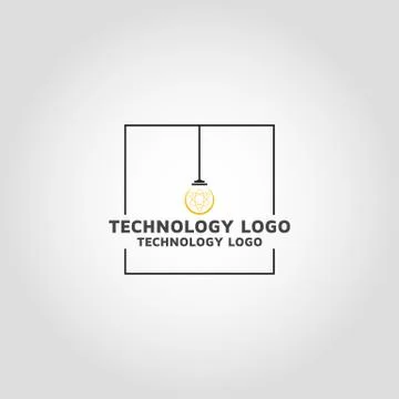 Technology Logo design template idea and inspiration Stock Illustration