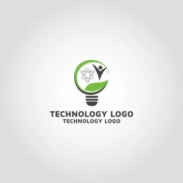 Technology Logo design template inspiration Stock Illustration
