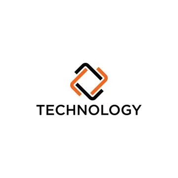 Technology Logo icon symbol with data solution. Vector logo template Stock Illustration