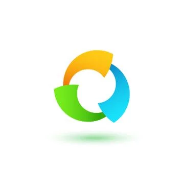 Technology logo. Vector graphic geometric tech symbol. Stock Illustration