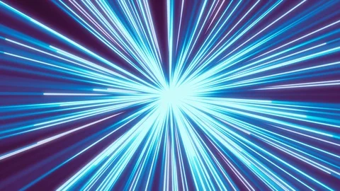 Technology Loop line futuristic speed of light in galaxy motion background. Stock Footage 113136399