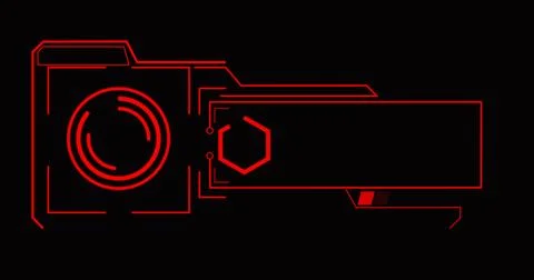 Technology Lower Third in high resolution. Technology designed colorful hud.. Stock Illustration