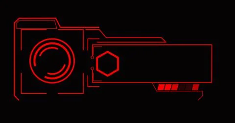 Technology Lower Third in high resolution. Technology designed colorful hud.. Stock Illustration