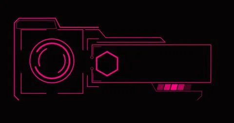 Technology Lower Third in high resolution. Technology designed colorful hud.. Stock Illustration