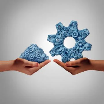 Technology Management Illustrazione stock