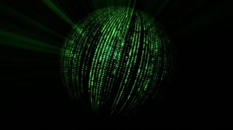 Technology Matrix Planet Stock Footage 59764716