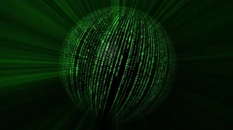 Technology Matrix Planet Stock Footage 59764793