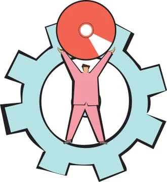 Technology mechanics Stock Illustration