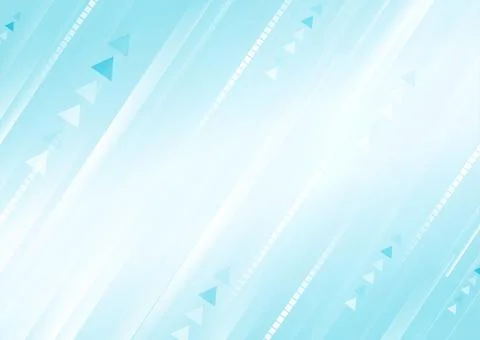 Technology minimal glossy blue background with stripes and arrows Stock Illustration