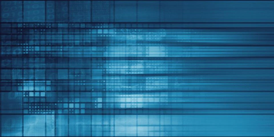 Technology Mosaic Background 스톡 일러스트