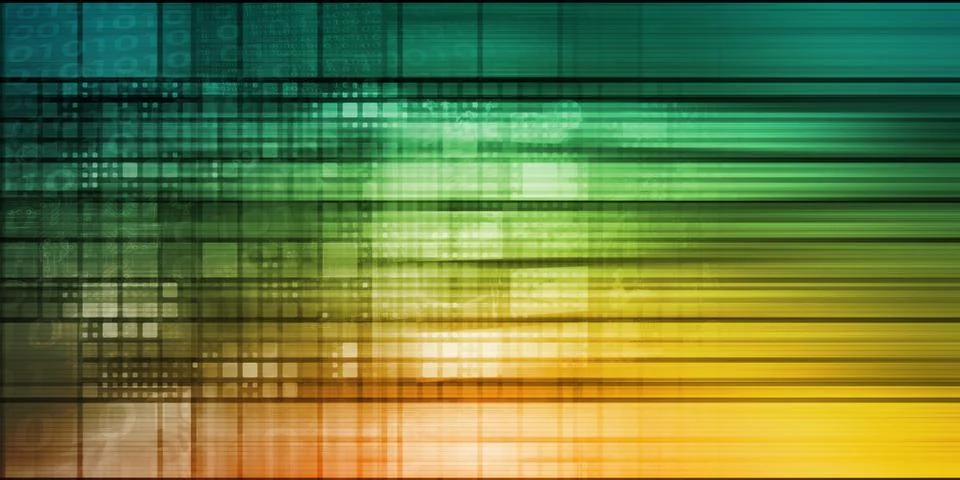 Technology Mosaic Background Illustrazione stock