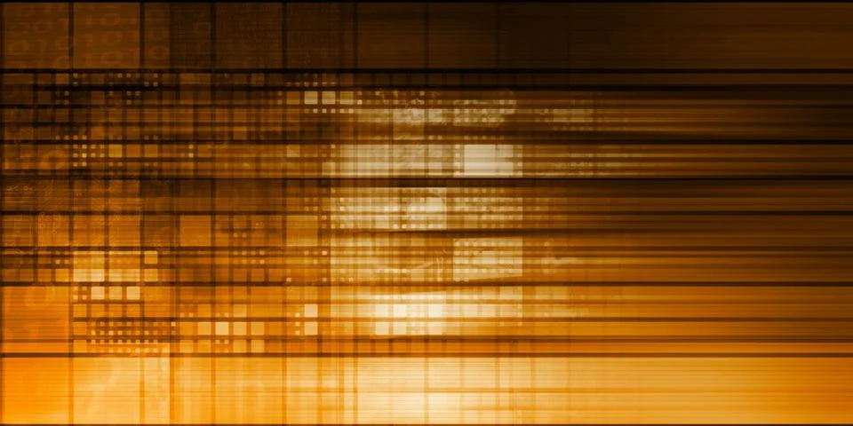 Technology Mosaic Background Stock Illustration