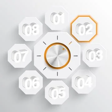 Technology music volume or switch vector button. 스톡 일러스트