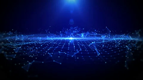 Technology network and blockchain connections background concept Stock Footage 238717247