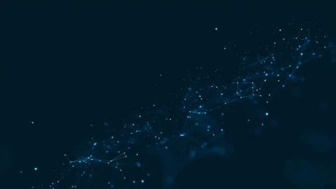 Technology Network Background. Illustrazione stock