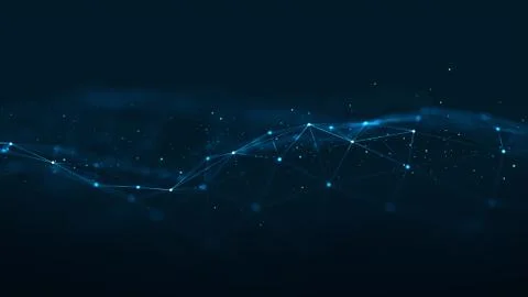 Technology Network Background. Stock Illustration