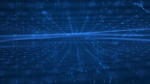 Technology network background. Illustrazione stock