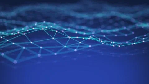 Technology Network Background. Illustrazione stock