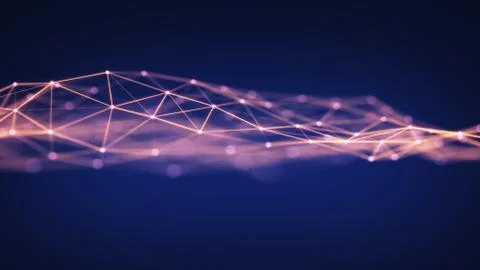 Technology Network Background. Illustrazione stock