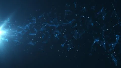 Technology Network Background. Stock Illustration