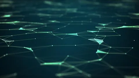 Technology Network Background. Stock Illustration