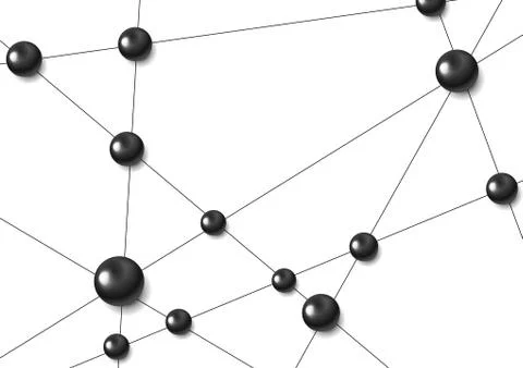 Technology network communication abstract background Illustrazione stock