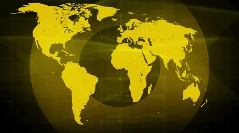 Technology network connect background 4K yellow Stock Footage 59961230