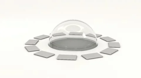 Technology network Earth 스톡 동영상 20434761