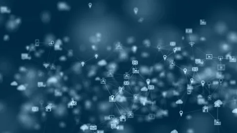 Technology network  of Global network connection and data connections concept Stock Footage 115152046