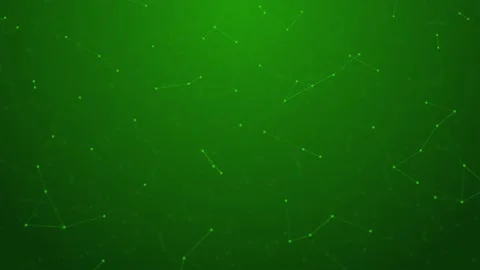 Technology network Green concept Background, Glowing network of connections, Stock Footage 187556307