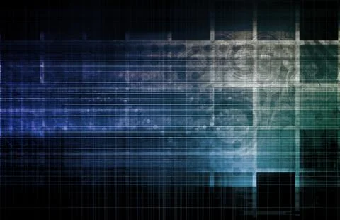 Technology network Stock Illustration