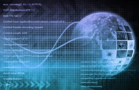 Technology network Stock Illustration