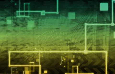 Technology network Stock Illustration