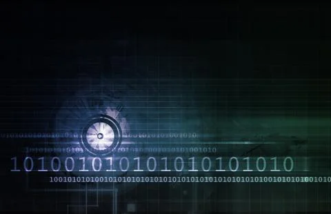 Technology network Illustrazione stock