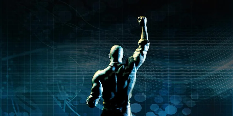 Technology Network Illustrazione stock