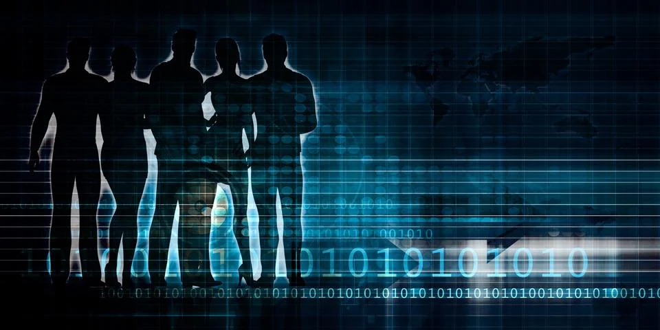 Technology Network 库存插图