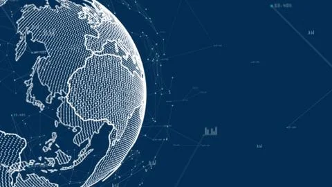 Technology network. Stock Illustration