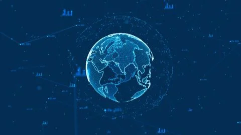 Technology network. Stock-Illustration