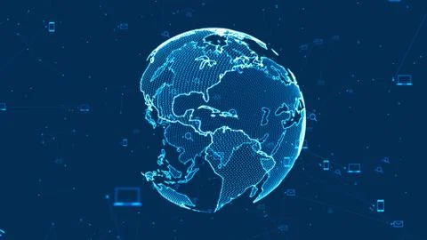 Technology network. Stock-Illustration