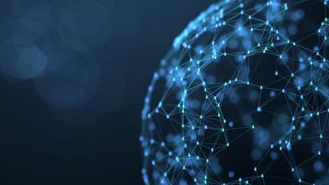 Technology network. Illustrazione stock