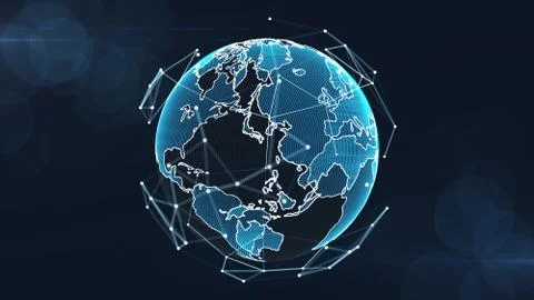 Technology network Stock Illustration