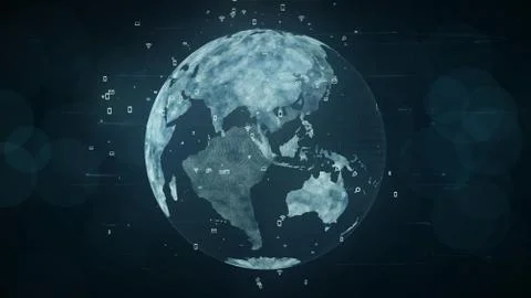 Technology network Stock Illustration